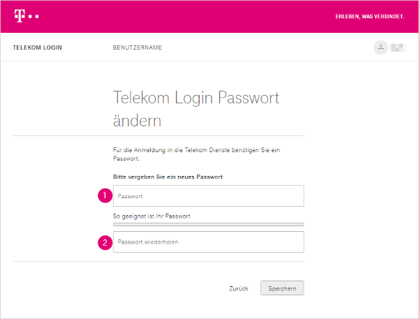 Telekom Login Passwort ändern
