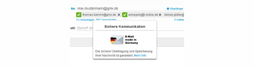 Sichere Kommunikation E-Mail made in Germany