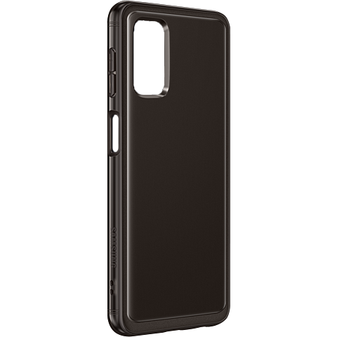 Samsung Soft Clear Cover Galaxy A32 - Schwarz 99931847 seitlich