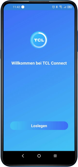 TCL Connect App für die Safety Watch