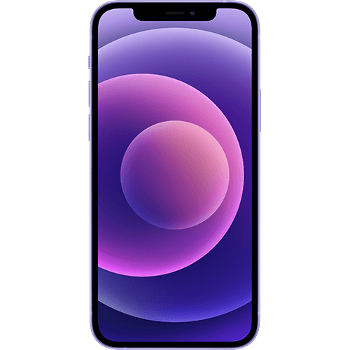 Apple iPhone 12 Violett Vorne