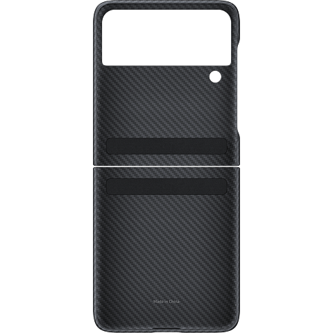 Samsung Aramid Cover Galaxy Z Flip3 5G - Schwarz 99932427 hinten