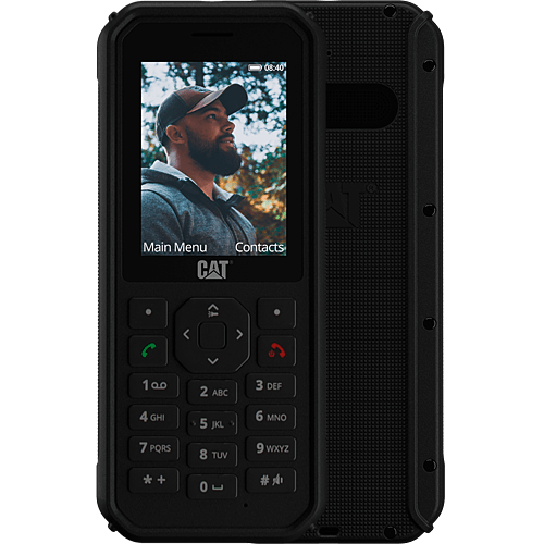 CAT B40 Schwarz Vorne und Hinten
