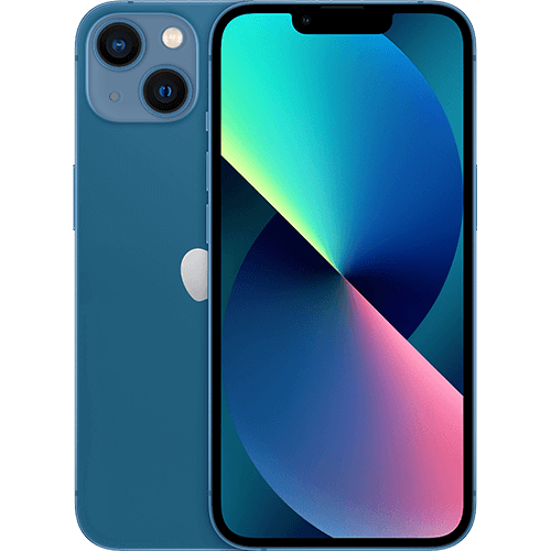 Apple iPhone 13 Blau Vorne und Hinten