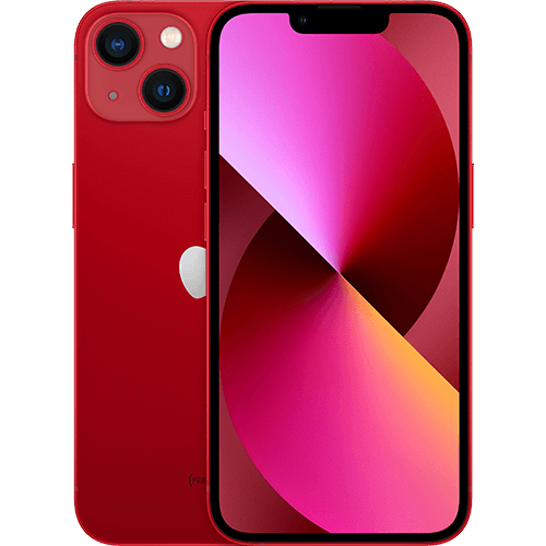 Apple iPhone 13 (PRODUCT)RED Vorne und Hinten
