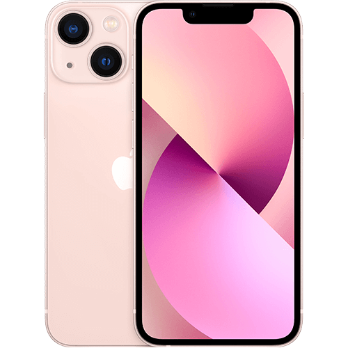Apple iPhone 13 mini Rosé Vorne und Hinten
