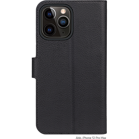 xqisit Slim Wallet Selection Apple iPhone 13 Pro Max - Schwarz 999324700 hinten
