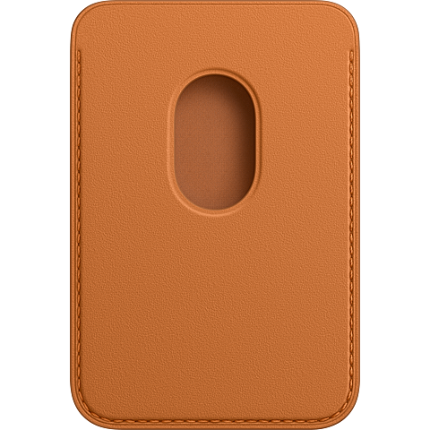 Apple Leder Wallet mit MagSafe - Goldbraun 99932679 hinten