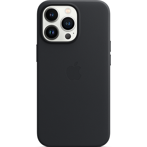 Apple Leder Case iPhone 13 Pro Max - Mitternacht 99932530 vorne