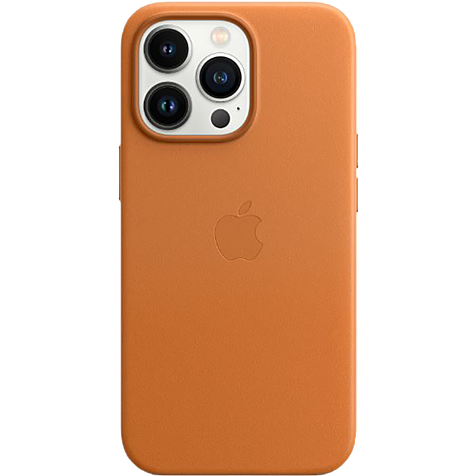Apple Leder Case iPhone 13 Pro Max - Goldbraun 99932531 hero