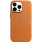 Apple Leder Case iPhone 13 Pro Max - Goldbraun 99932531 vorne thumb