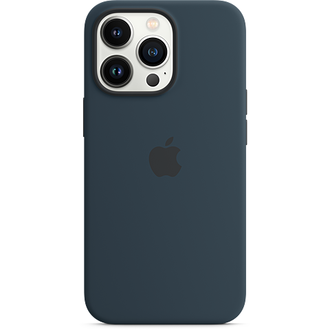 Apple Silikon Case iPhone 13 Pro - Abyssblau 99932511 vorne