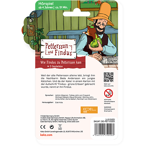 Kekz - Audiochip - Pettersson und Findus - Wie Findus zu Pettersson kam - Rot 99932492 hinten