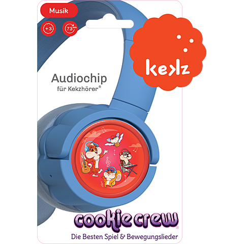 Kekz - Audiochip - Cookie Crew - Spiel und Bewegungslieder - Rot 99932499 seitlich