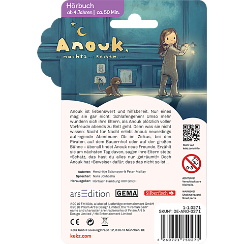Kekz - Audiochip - Anouk - Die Nachts auf Reisen geht - Rot 99932502 hinten