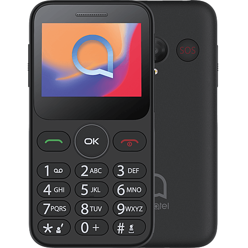 Alcatel 30.85 Schwarz Vorne und Hinten
