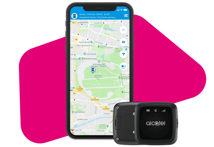 Telekom Taschentracker GPS-Tracking in App