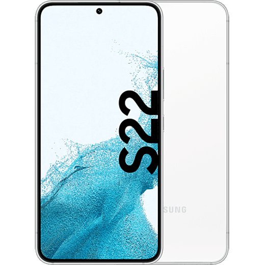 Samsung Galaxy S22 5G Phantom White - Vorne/Hinten