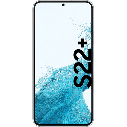 Samsung Galaxy S22+ 5G Phantom White - Vorne