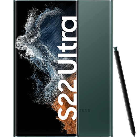 Samsung Galaxy S22 Ultra 5G Green - Vorne/Hinten