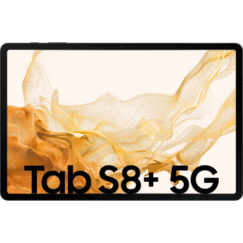 Samsung Galaxy Tab S8+ 5G Graphite - Vorne