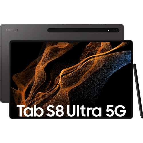 Samsung Galaxy Tab S8 Ultra 5G Graphite - Vorne/Hinten