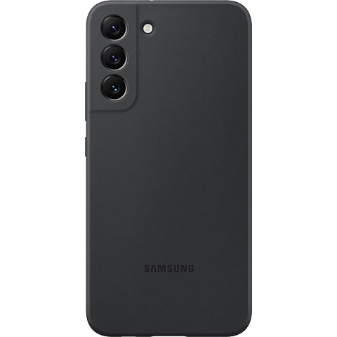 Samsung Silicone Cover Galaxy S22+ 5G - Schwarz 99933008 vorne