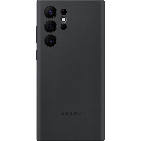 Samsung Silicone Cover Galaxy S22 Ultra 5G - Schwarz 99933009 vorne