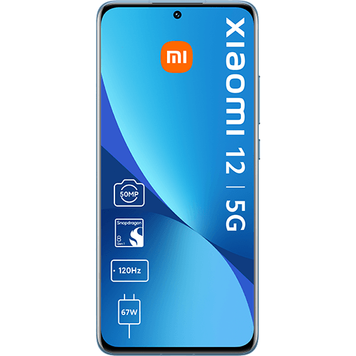 Xiaomi 12 5G Blue - Vorne