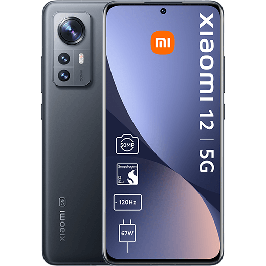 Xiaomi 12 5G Gray - Vorne/Hinten