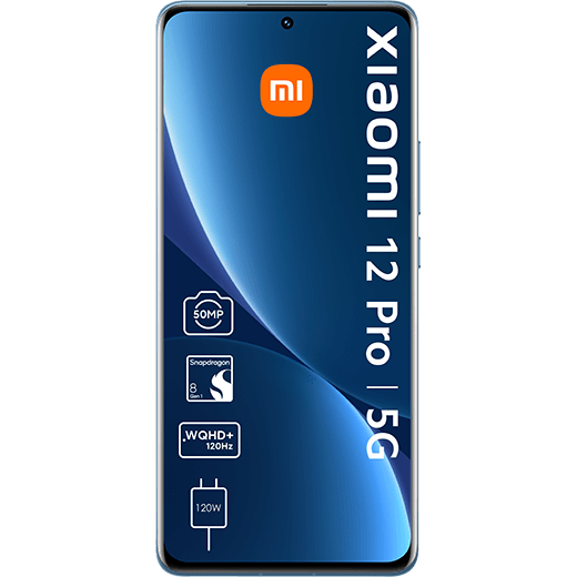 Xiaomi 12 Pro 5G Blue - Vorne