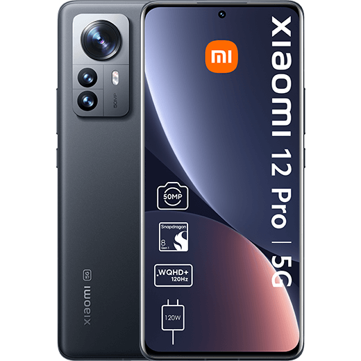 Xiaomi 12 Pro 5G Gray - Vorne/Hinten