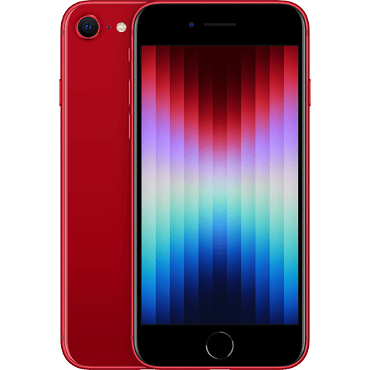 Apple iPhone SE (2022) (PRODUCT)RED - Vorne/Hinten