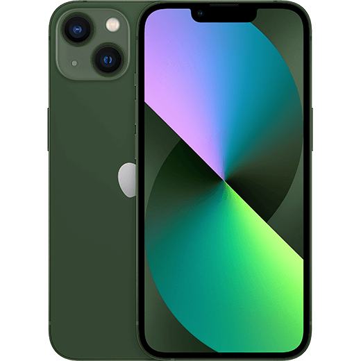 Apple iPhone 13 Grün - Vorne/Hinten