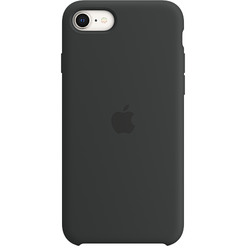 Apple Silikon Case iPhone SE - Miternacht 99933323 vorne