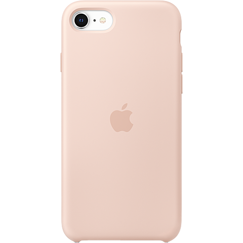 Apple Silikon Case iPhone SE - Kalkrosa 99933324 vorne