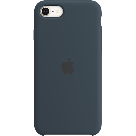 Apple Silikon Case iPhone SE - Abyssblau 99933325 vorne