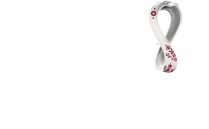Logo der Telekom und Logo der Fussball WM 2022