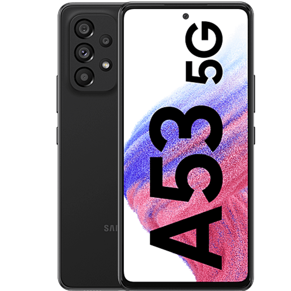 Samsung Galaxy A53 5G Awesome Black - Vorne/Hinten