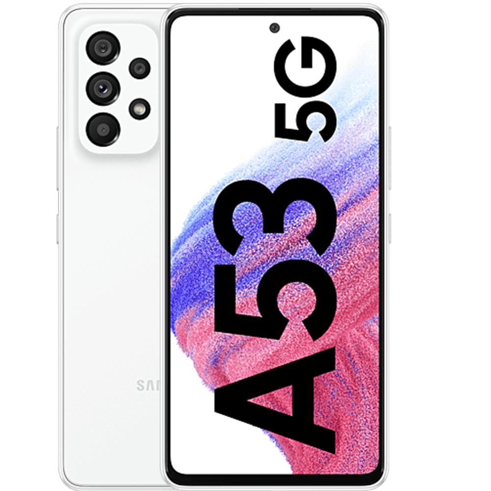 Samsung Galaxy A53 5G Awesome White - Vorne/Hinten