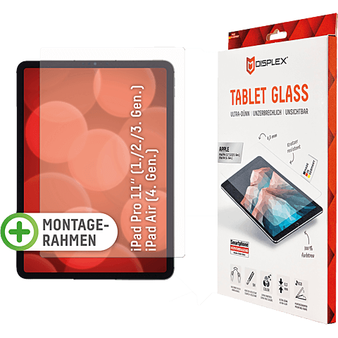 Displex Hybrid Glas Apple iPad Pro 11 Air 4 - Transparent 99933096 vorne