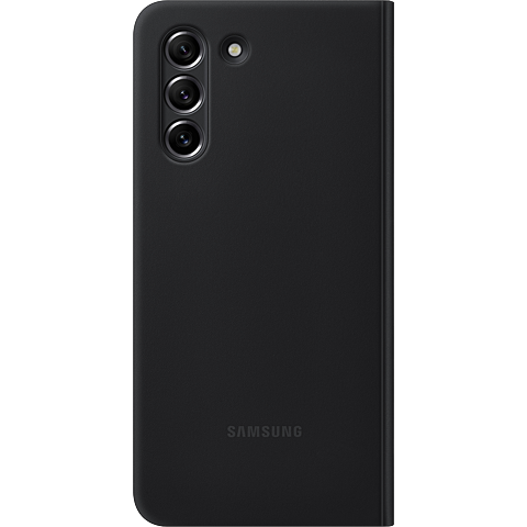 Samsung Clear View Cover Galaxy S21 FE - Schwarz 99932945 hinten