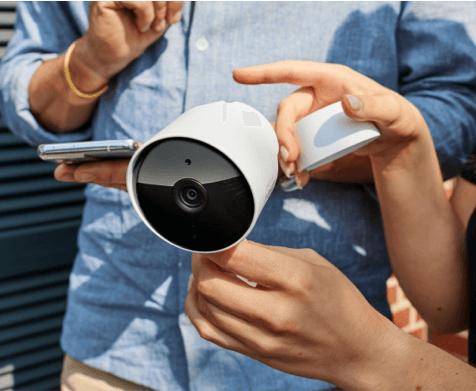 Videokamera zur Videoüberwachung im Mesh-Netzwerk