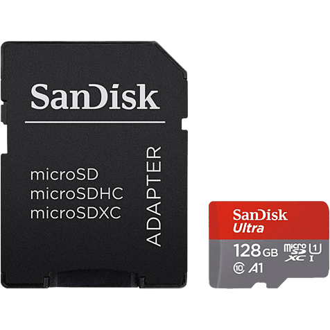 SanDisk microSDXC Card Ultra + SD-Adapter 99931668 hero