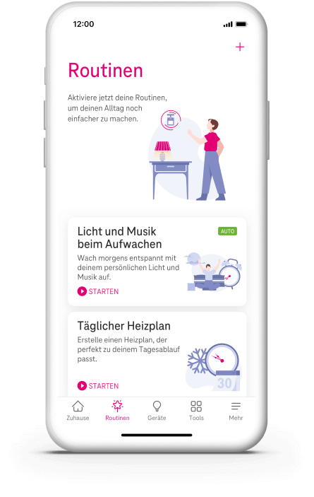 MagentaZuhause App Routinen