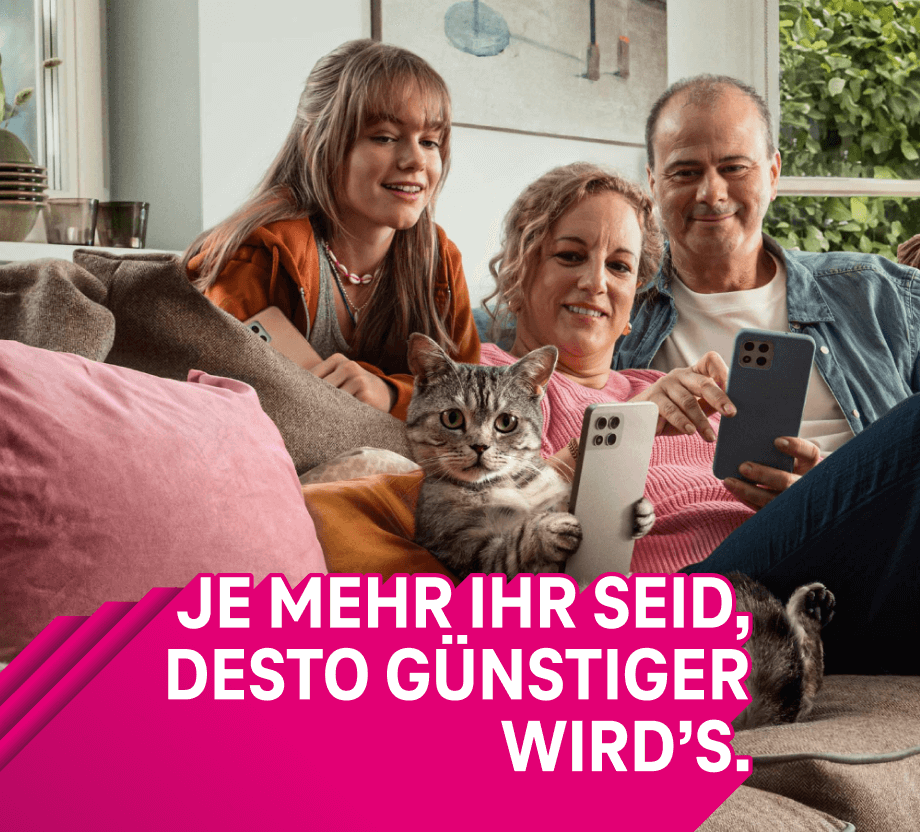 Smartphone-Tarife für die ganze Familie!