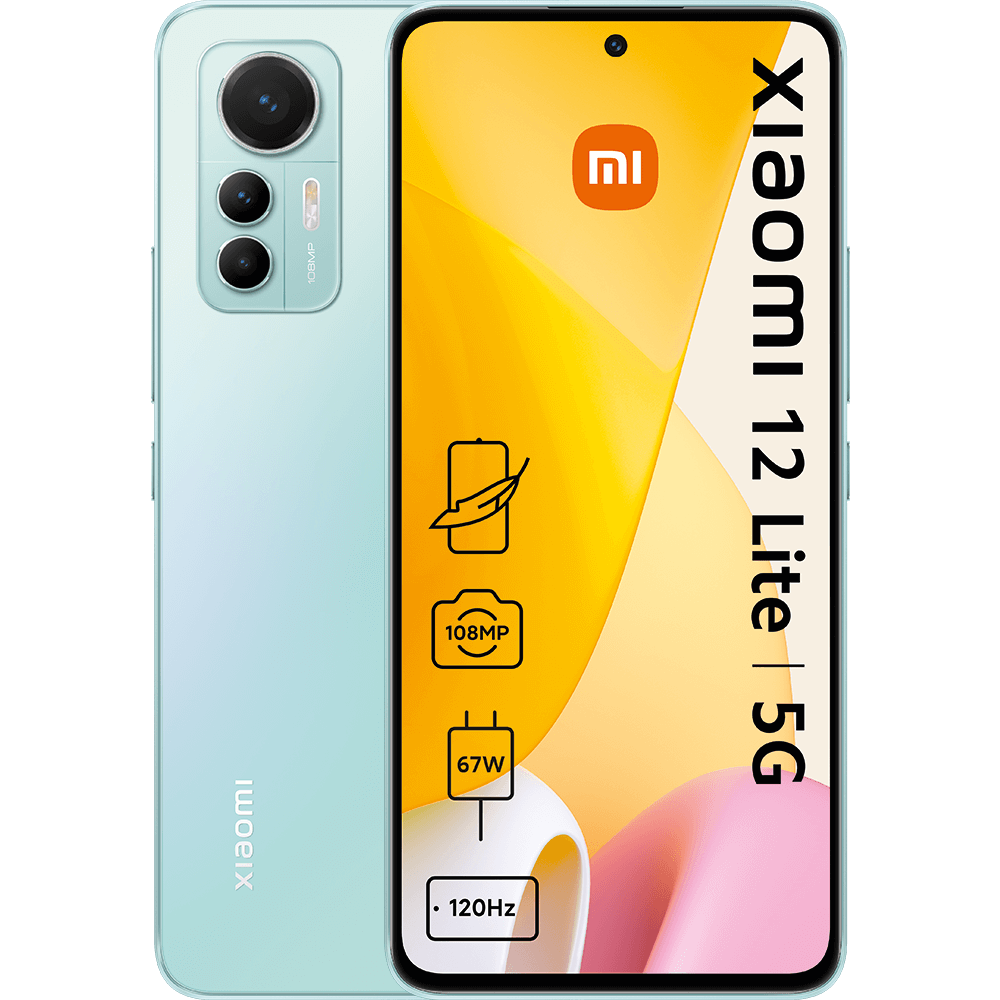 Xiaomi 12 Lite 5G Lite Green - Vorne/Hinten