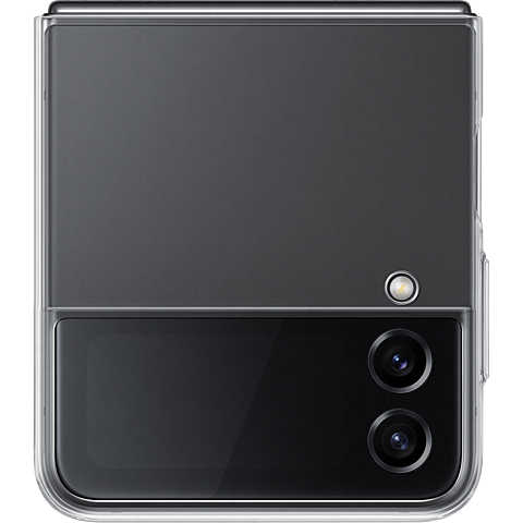 Samsung Clear Galaxy Cover Z Flip4 - Schwarz 99933812 hinten