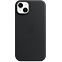 Apple Leder Case iPhone 14 - Mitternacht 99933827 vorne thumb