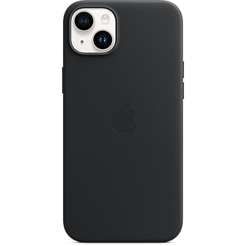 Apple Leder Case iPhone 14 - Mitternacht 99933827 vorne